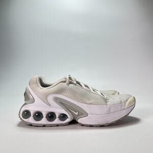 Nike Air Max Dn White Metallic Silver Lifestyle Sneakers FJ3145-102 Women's Sz 7